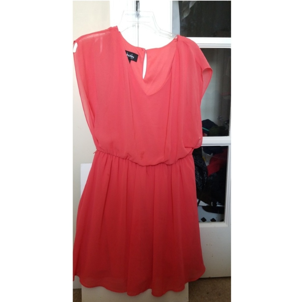 Pink short dress